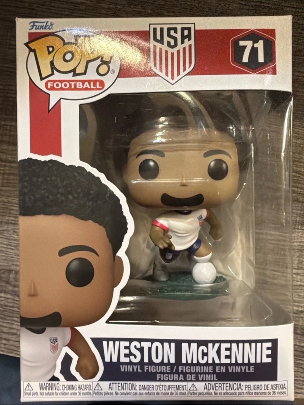 Football World Cup 2026 USA Weston McKennie Funko Pop! Vinyl Figure #71